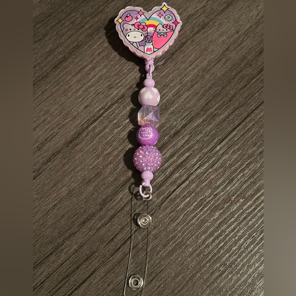 Kawaii badge reel